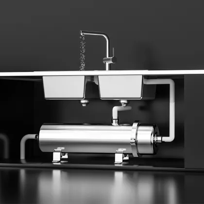 Stainless Steel UF Filter Ultrafiltration Household Water Purifier for Countertop and Wholehouse Pre-Filtration