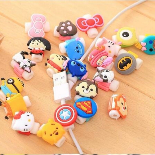 Cute Cartoon Phone USB cable protector for iphone cable chompers cord animal bite charger wire holder organizer protection