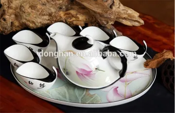 high quality wholesale ceramic teapot with small cup for gift