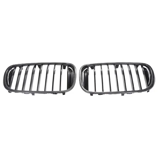 High Quality Carbon Fiber Glossy Black Front Grille for BMW 7 Series G11
