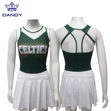 Oanpaste famkes cheer and Dance praktyk wear