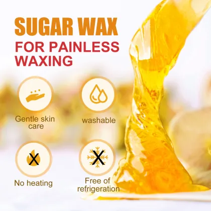 Sugar Wax for Painless, Gentle, Nature Hair Removal