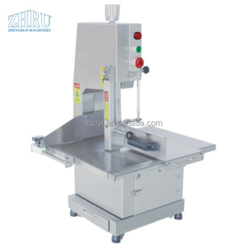 Stainless Steel Waterproof 6000W Butcher ZR300 Band 210A Rubber Cow Meat and Bone Cutting Saw Machine