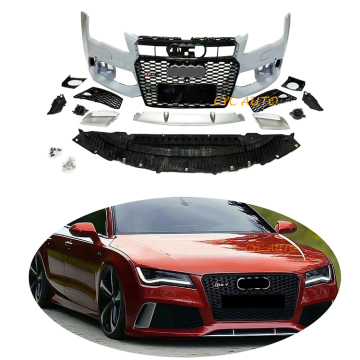 Hochwertiger PP-Vorderstoßstange-Kit mit Kühlergrill für Audi A7/S7 2011-2015 Facelifting
