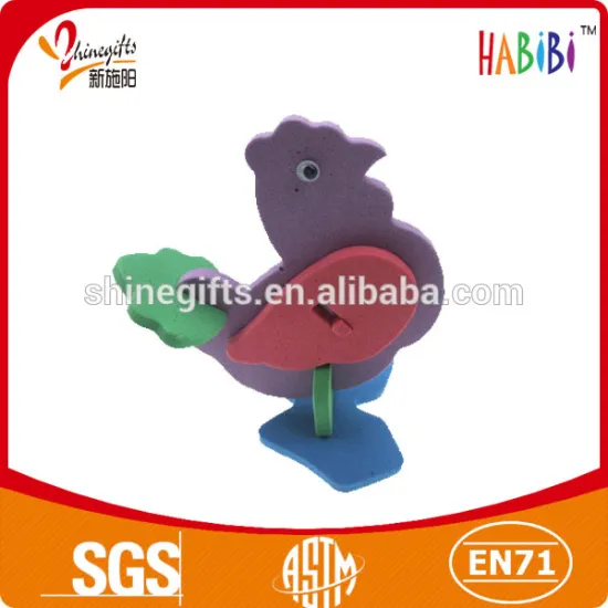diy chicken 3d eva puzzle for kids