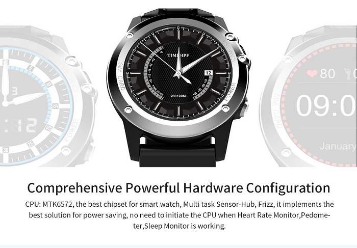 GPS Positioning Heart Rate&Sleep Monitor Smart Watch