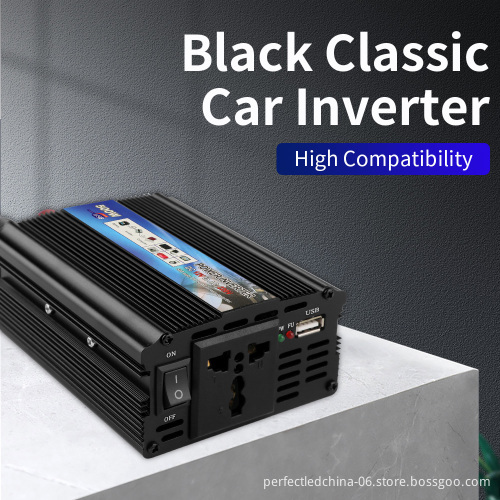 2000W Dual Voltage Vehicle Inverter: 12V/24V to 220V Modified Sine Wave Converter