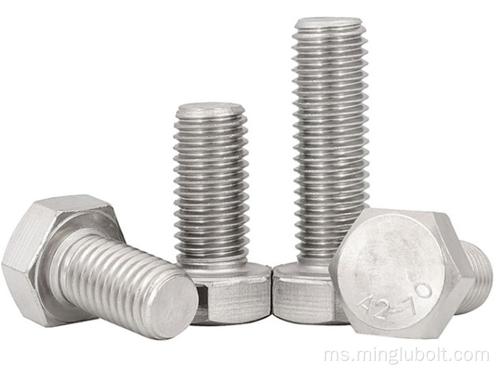 Galvanized Hex Bolt dan Nut Steel Price