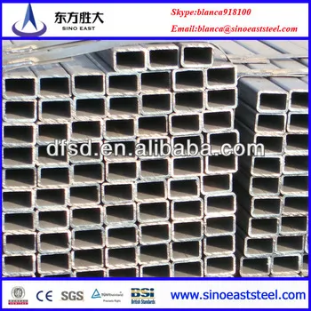 ERW ASTM A36 mild steel of black square pipe