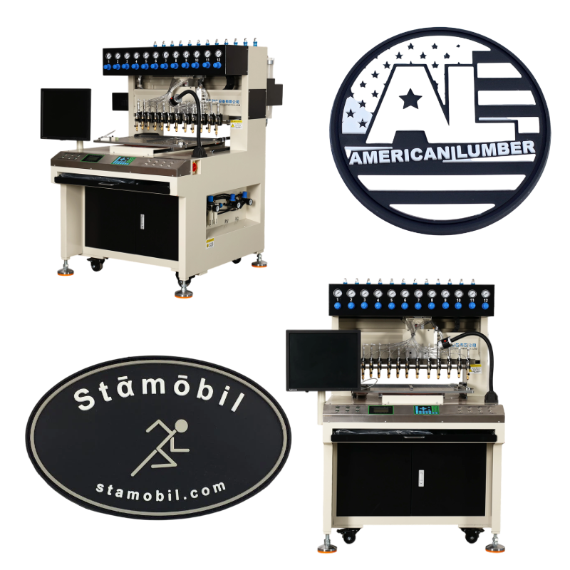 12 colors silicone label making machine