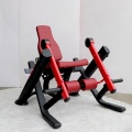 Free weight plate loaded indoor leg extension machine