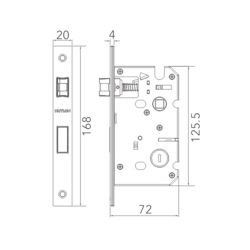 Anpassbare Stille Lock -Körpermerkmale