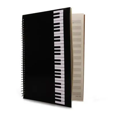 Custom Hot 50 Pages Musical Sheet Manuscript Staff Paper Spiral Notebook