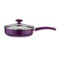 Ensemble de casseroles et casseroles de couleur violette