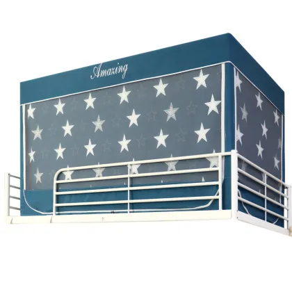 Student Upper and Lower Bed Curtain Mosquito Net Integrated Shading Dust-Proof Dormitory 3-Door Mosquito Net