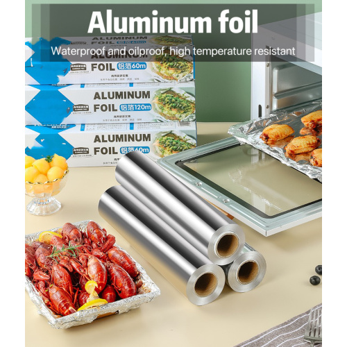folha de alumínio da cozinha para embrulho de comida