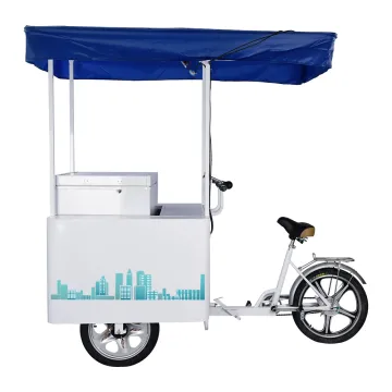 108L Solar-Powered Ice Cream Tricycle with Freezer