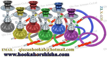 One Hose Colorful Small Pumpkin Glass Hookah