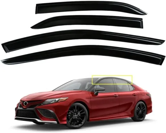4PCS Acrylic Rain Guard Door Window Deflector Visor for Toyota Camry 2018-2024 Accessories