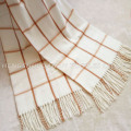 100% Acrylic blanket with tassels