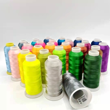 Multicolor High Tenacity Polyester Embroidery Thread 120D: 5000M Machine-Grade Thread for High-Quality Embroidery