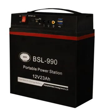 Portable emergency power supply with LCD