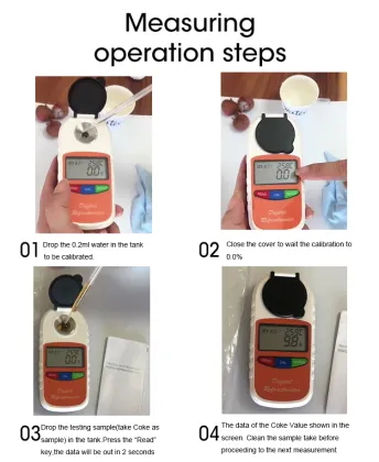 Portable 4-in-1 Digital Ethylene Glycol Coolant Antifreeze Refractometer
