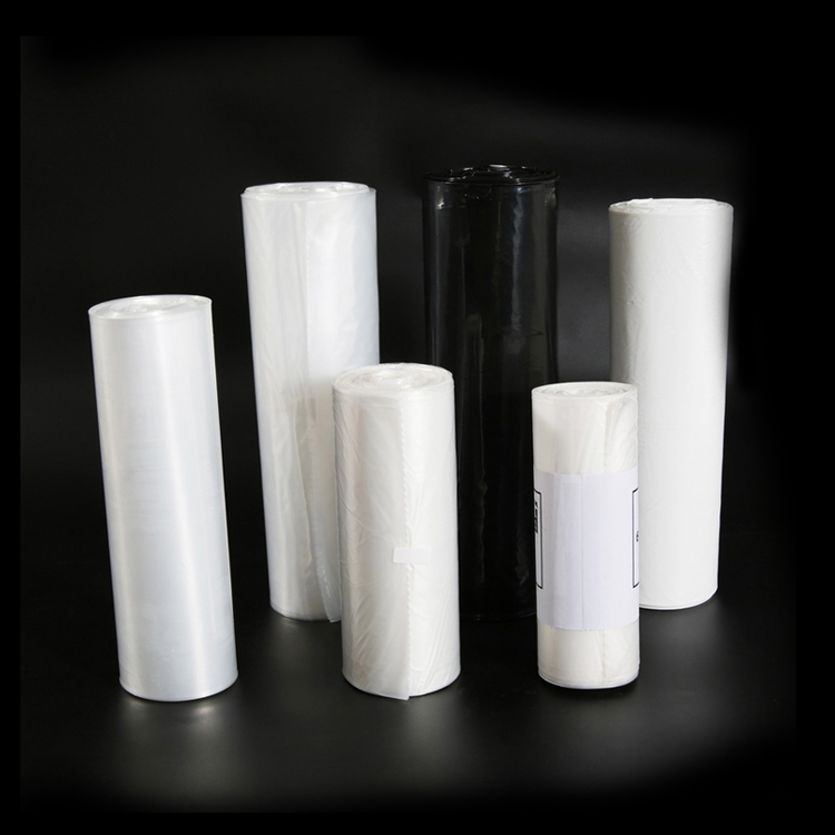 HDPE/LDPE/PE Plastic grey Can Liners Trash Garbage Bag on Roll