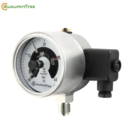 150MM SS316 Safety Electrical Contact Pressure Gauge Manometer