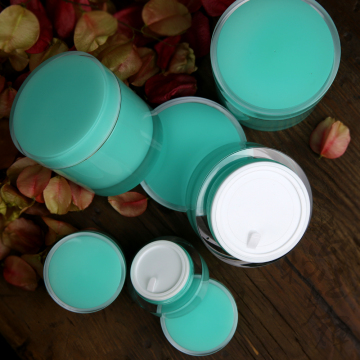 Customized ceramic jar with lid acrylic cream jar 15g 30g 50g 100g 120g 200g