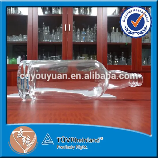 Food Grade Round Long Neck Glass 70CL Whisky Bottle