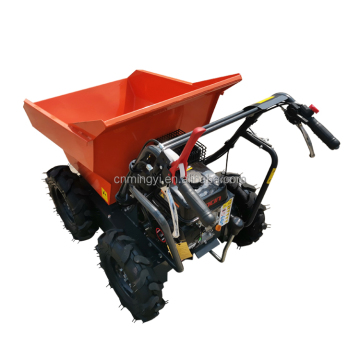 มินิดัมเปอร์เกษตรกรรม: กำลังการโหลด 300 กิโลกรัม, น้ำมันเบนซิน 6.5hp ขับเคลื่อน, 4x4 ล้อ