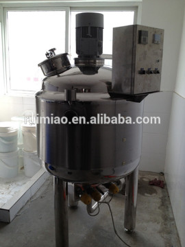 stainless steel double jacketed mixing tank