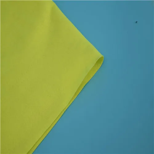 Yellow home textiles filled needle-punched cotton