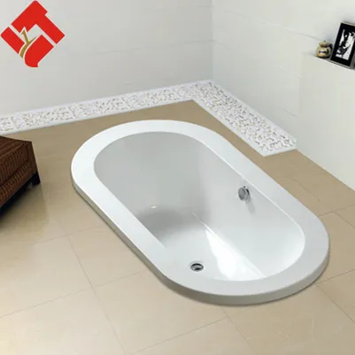 bathroom design acrylic plastic terrazzo bathtub