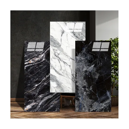 Glossy Marble Patterned 600x1200mm Luxury Tiles: Versatile Background Wall, Living Room, and Villa Flooring Solutions