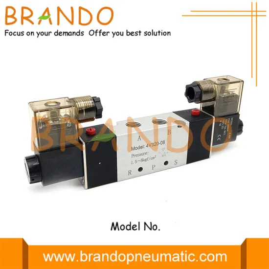 4V320-08 5/2 Way 1/4'' Inch Pneumatic Solenoid Valve