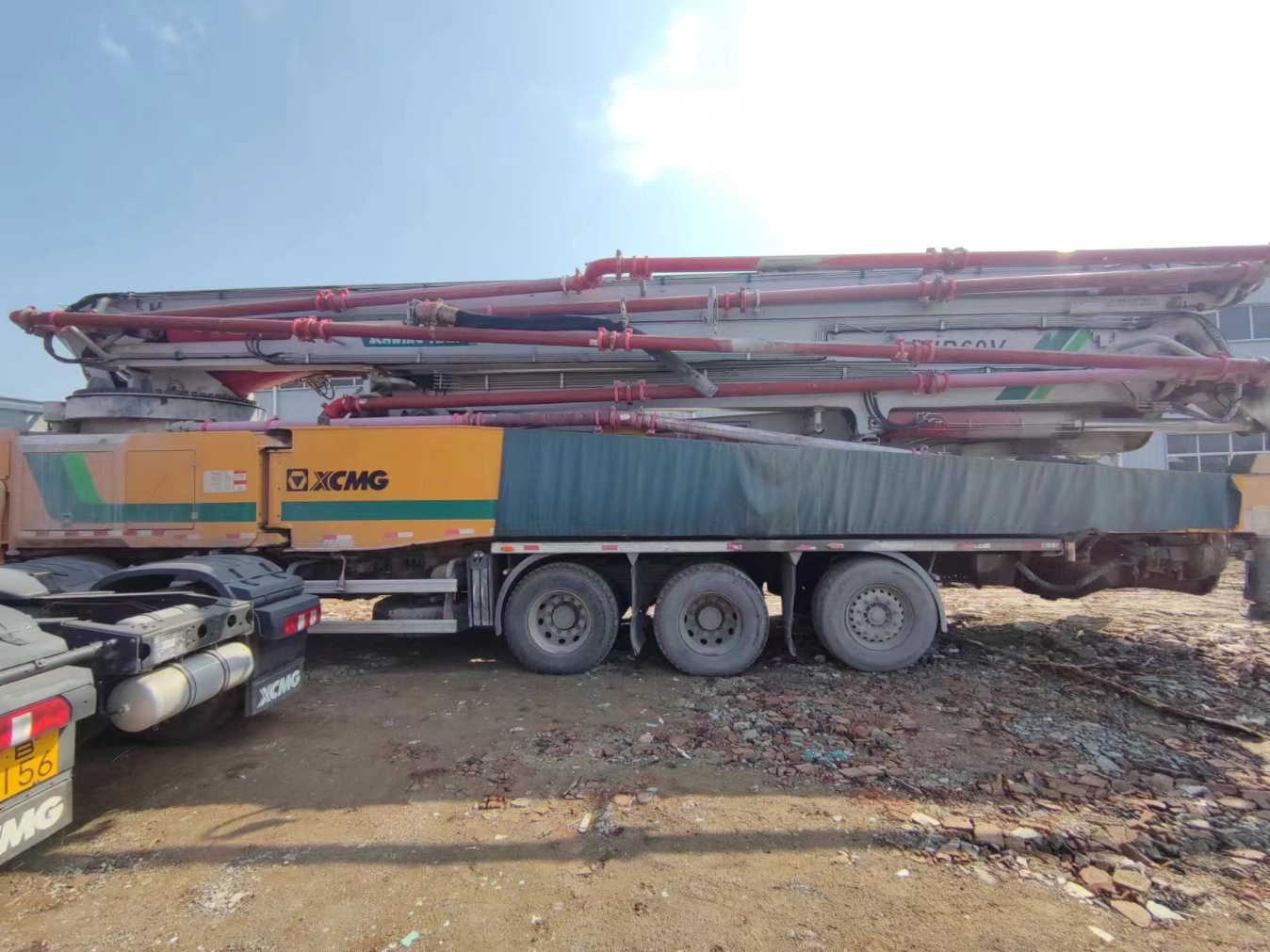 XCMG Sinotruk 69-meter HB69V Concrete Pump Truck
