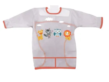 PVC Transparent Kitchen Apron For Children