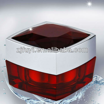 Wholesale packing cosmetic jars/plastic material cream containers