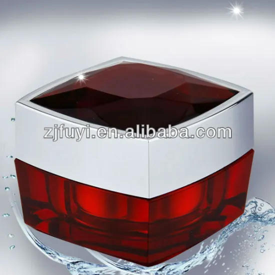 Wholesale packing cosmetic jars/plastic material cream containers