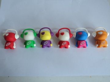 Customized Micro 512 Mb Silicone Usb Flash Drive For Memory Cover ( Usb - 011 )