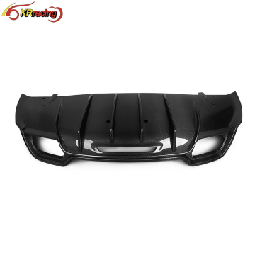 PT Style Carbon Fiber Rear Diffuser Lip for Mercedes-Benz AMG GT GTS 2014-2016