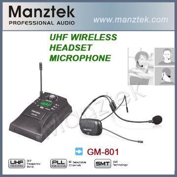 Manztek GM-801 Wireless Headset Microphone