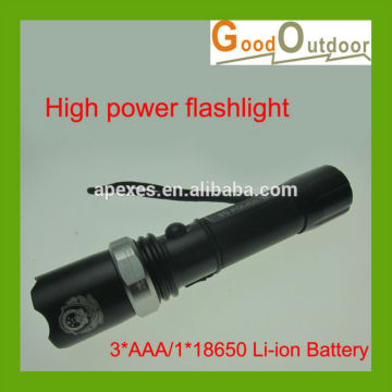 T01A110 Aluminium High power CREE LED flashlight