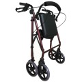 Rollator d'aluminium médical durable et pliable pour senior