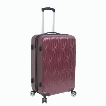ABS and PC trolley luggage with double wheels