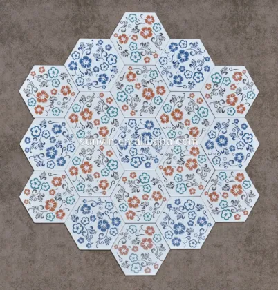Hexagonal ceramic tiles for Floor and Wall