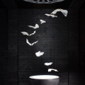 Customizable bird shape vivid chandelier light