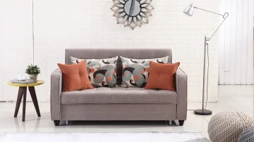 Double Seat Sofa Living Room Fabric Sofa